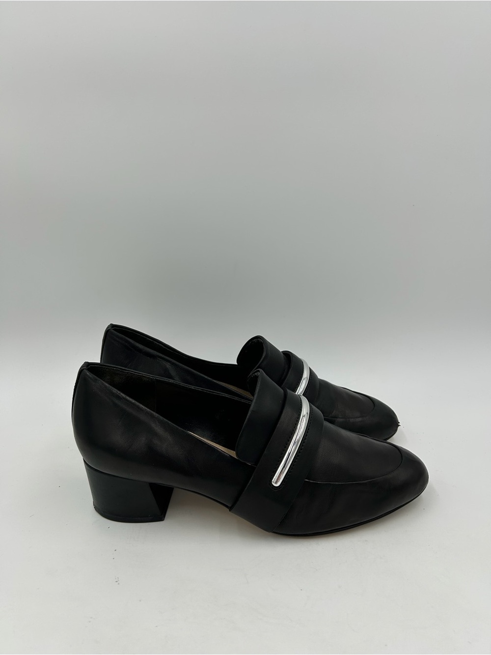 Via Spiga Black Mule/Clog Heel Shoes Loafers Women’s Size 6 US